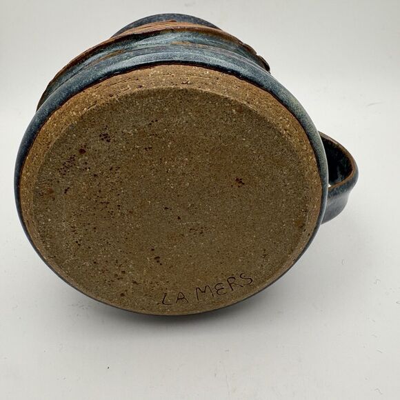 Evelyn LaMers Glazed Mug Pro Choice Liberty Studio Pottery Yellow Springs Ohio - Picture 6 of 7